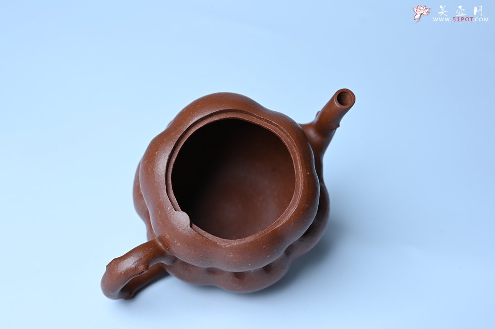 紫砂壶图片：美壶特惠 特好降坡泥 柿柿如意紫砂壶 肌理丰富生动 - 全手工紫砂壶网
