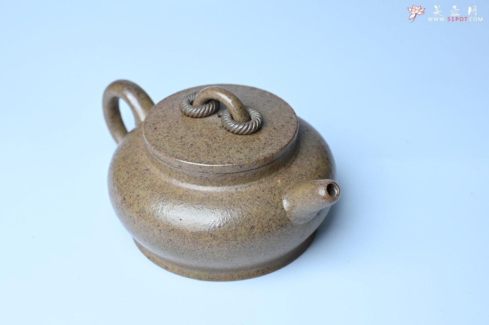 紫砂壶图片：美壶特惠 优质柴烧双圈壶 茶人醉爱 - 全手工紫砂壶网