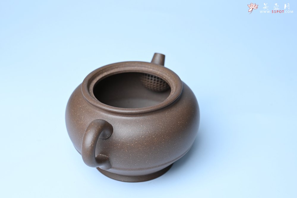 紫砂壶图片：美壶特惠 紫砂壶手工手制青灰段泥巨轮壶 茶壶 茶具 单壶 - 全手工紫砂壶网