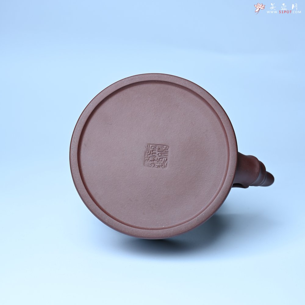 紫砂壶图片：美壶特惠紫砂壶手工手制紫泥竹段提梁壶 茶壶 茶具 单壶 - 全手工紫砂壶网