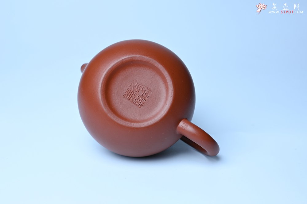 紫砂壶图片：美壶特惠 油润大红袍朱泥 小品西施壶 茶人醉爱 - 全手工紫砂壶网