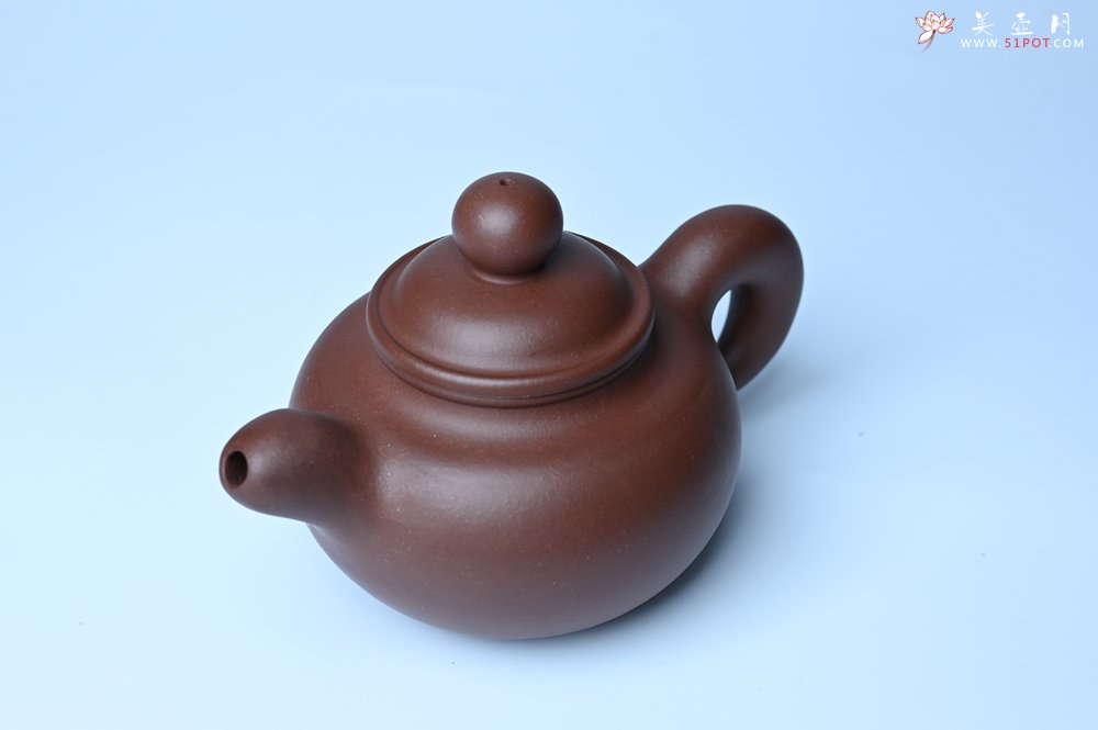 紫砂壶图片：美壶特惠 黑星红拼紫泥（家藏限量）道洪圆珠壶 - 全手工紫砂壶网
