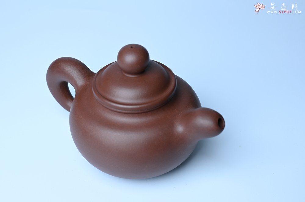 紫砂壶图片：美壶特惠 黑星红拼紫泥（家藏限量）道洪圆珠壶 - 全手工紫砂壶网