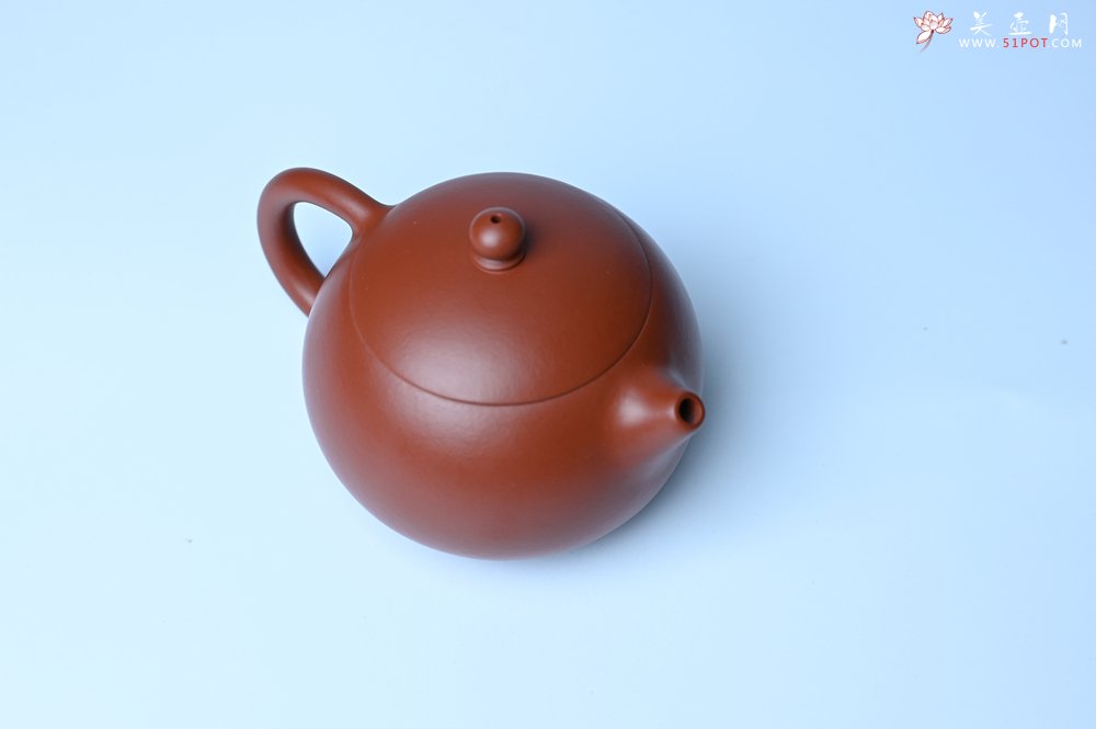 紫砂壶图片：美壶特惠 油润大红袍朱泥 小品西施壶 茶人醉爱 - 全手工紫砂壶网