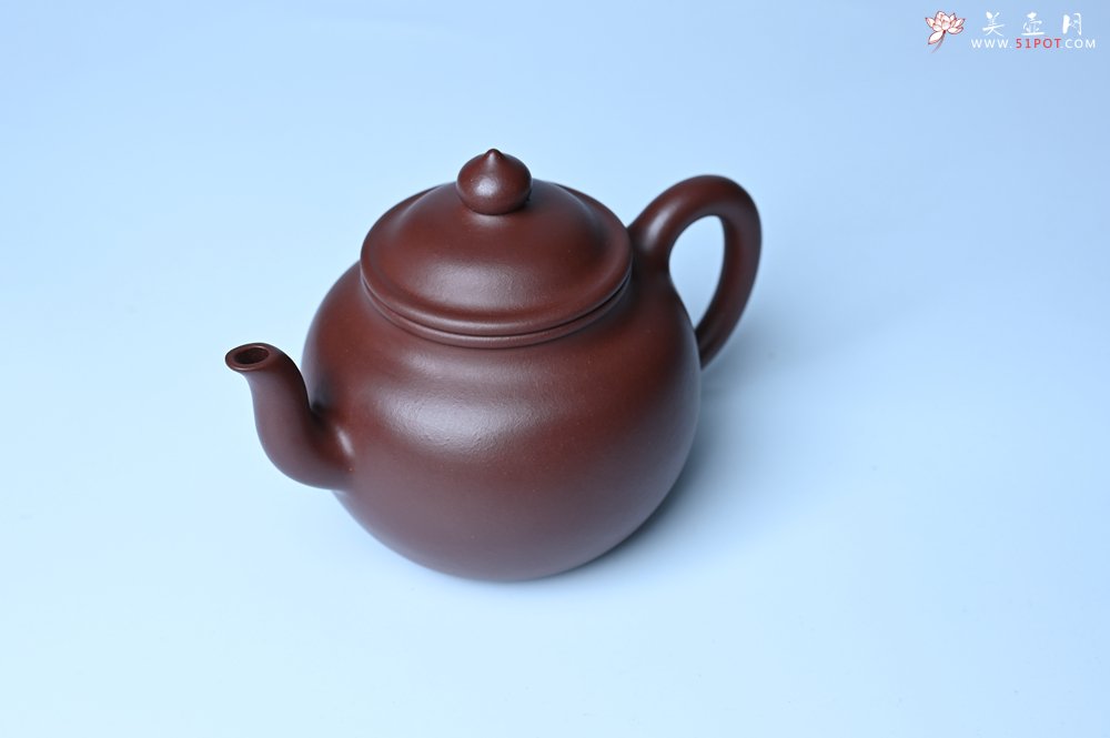 紫砂壶图片：油润黄龙山4号深井红皮龙 全手工高宫灯壶 东西灰常赞 - 全手工紫砂壶网