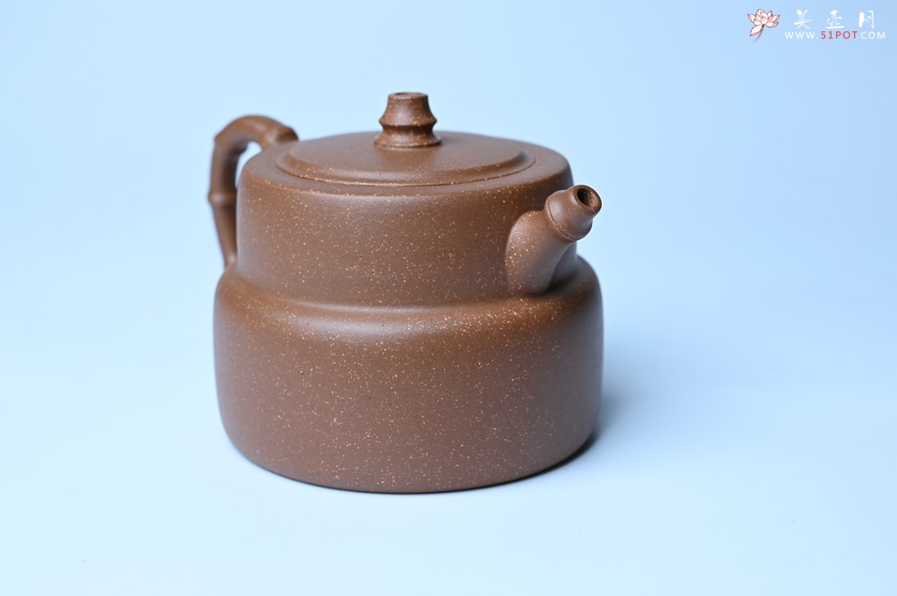 紫砂壶图片：美壶特惠 精致秀雅趣竹壶 茶人醉爱 - 全手工紫砂壶网