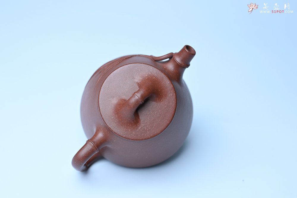 紫砂壶图片：美壶特惠 优质紫泥竹叶高石瓢壶 茶人醉爱 - 全手工紫砂壶网