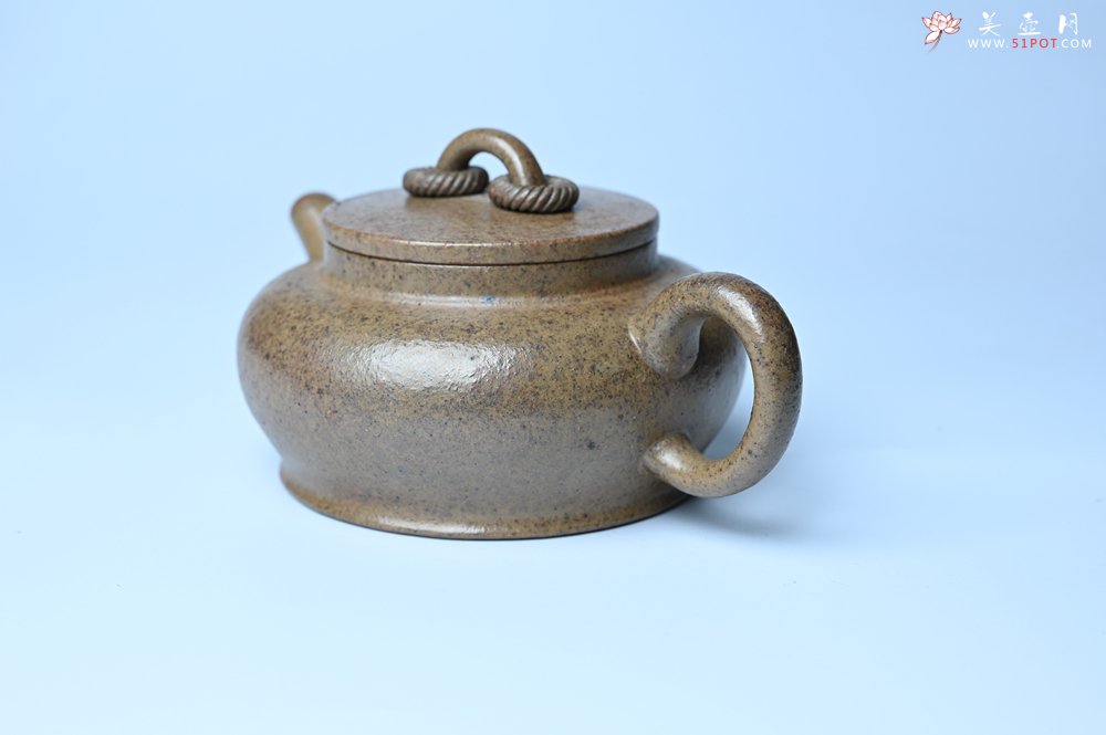 紫砂壶图片：美壶特惠 优质柴烧双圈壶 茶人醉爱 - 全手工紫砂壶网