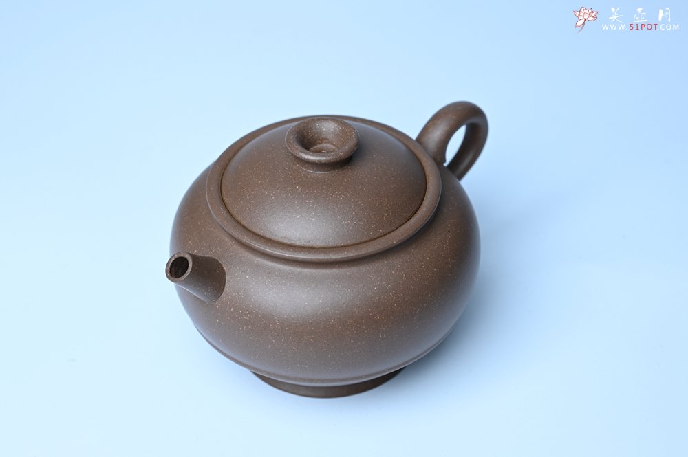 紫砂壶图片：美壶特惠 紫砂壶手工手制青灰段泥巨轮壶 茶壶 茶具 单壶 - 全手工紫砂壶网