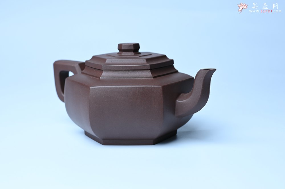 紫砂壶图片：美壶特惠 潜力股凌晨老师 精致紫泥全手工雪华壶 期待与您结缘 - 全手工紫砂壶网