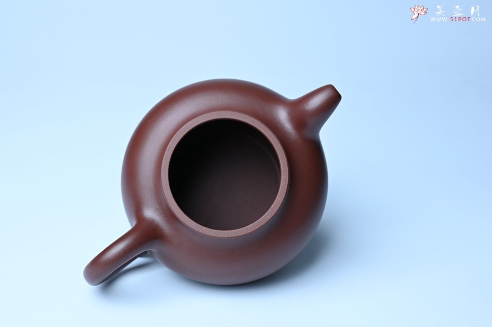 紫砂壶图片：潜力股周小培老师 4号井深井红皮龙 超精致全手工莲子茶壶 - 全手工紫砂壶网