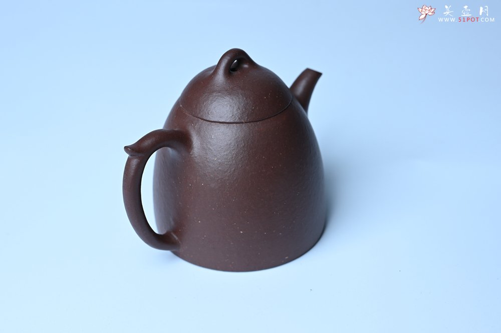 紫砂壶图片：美壶特惠 特好手磨料老紫泥秦权 茶人醉爱 - 全手工紫砂壶网