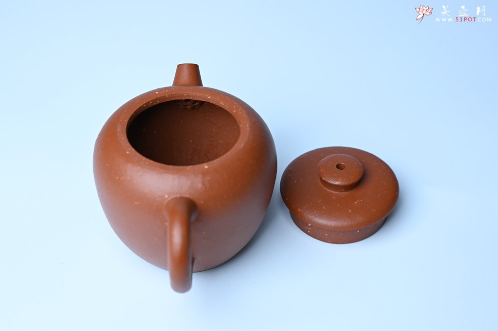 紫砂壶图片：美壶特惠 精品粗砂红泥巨轮壶 茶人醉爱 - 全手工紫砂壶网