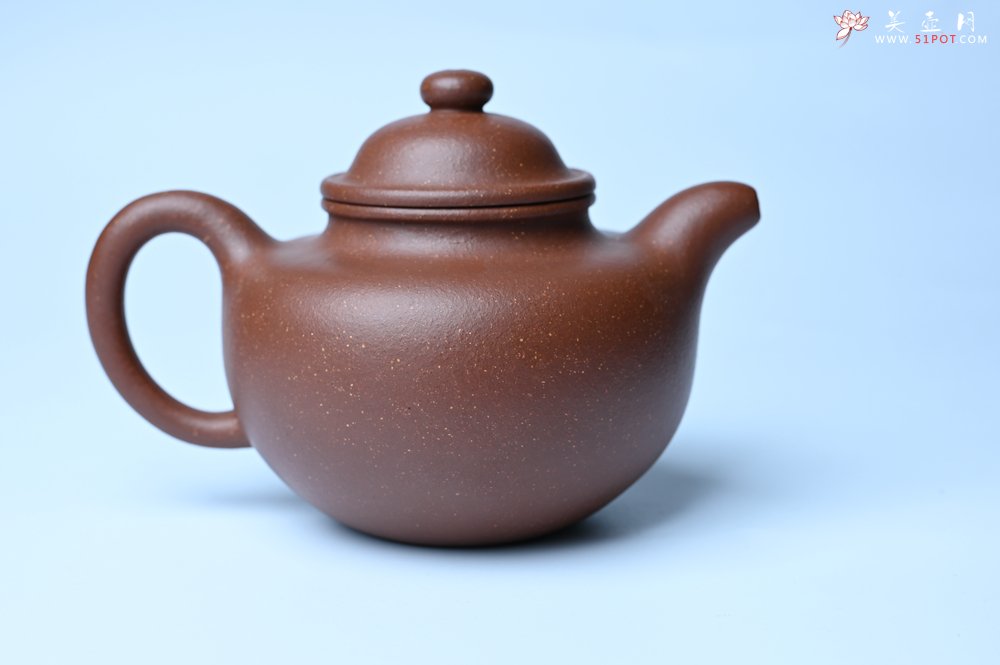 紫砂壶图片：美壶特惠 精致降坡泥大亨掇只壶 茶人醉爱 - 全手工紫砂壶网