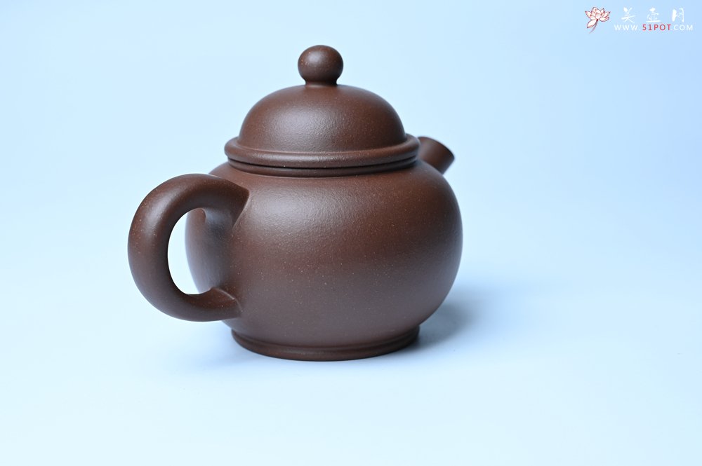紫砂壶图片：美壶特惠 精致黑星红拼紫泥（家藏限量）大炮巨轮壶 球孔出水爽利 茶人醉爱 - 全手工紫砂壶网