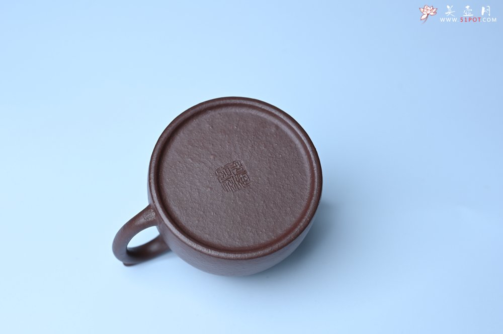 紫砂壶图片：美壶特惠 特好手磨料老紫泥秦权 茶人醉爱 - 全手工紫砂壶网