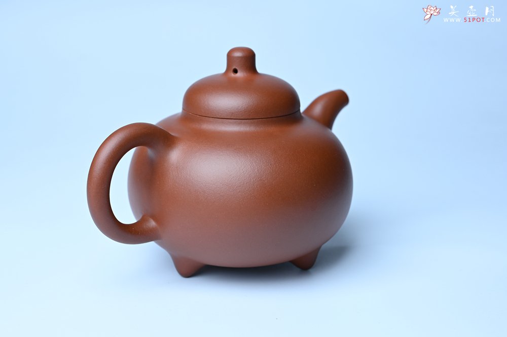 紫砂壶图片：潜力股周小培老师 老师家藏黄龙山一号井小红泥 全手工乳鼎壶 - 全手工紫砂壶网