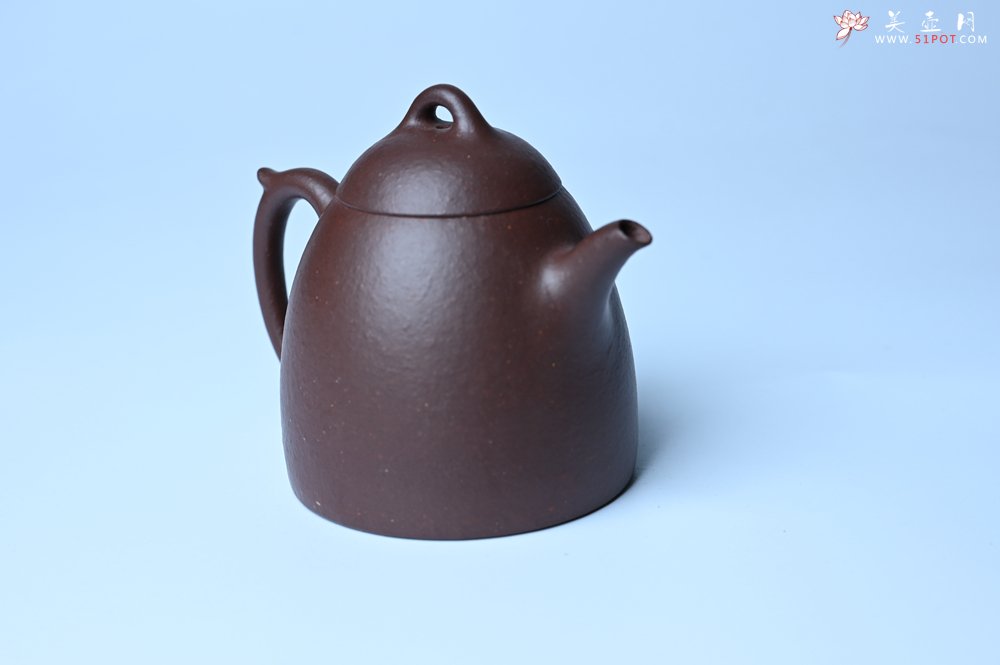 紫砂壶图片：美壶特惠 特好手磨料老紫泥秦权 茶人醉爱 - 全手工紫砂壶网