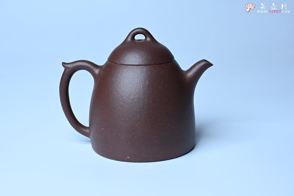 紫砂壶图片：美壶特惠 特好手磨料老紫泥秦权 茶人醉爱 - 全手工紫砂壶网