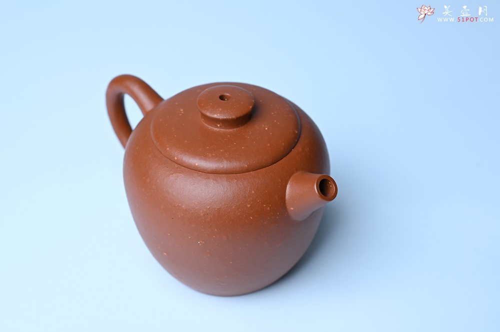 紫砂壶图片：美壶特惠 精品粗砂红泥巨轮壶 茶人醉爱 - 全手工紫砂壶网