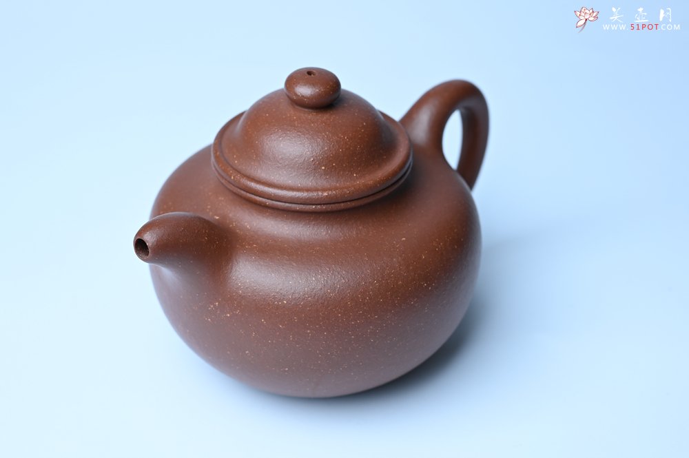 紫砂壶图片：美壶特惠 精致降坡泥大亨掇只壶 茶人醉爱 - 全手工紫砂壶网