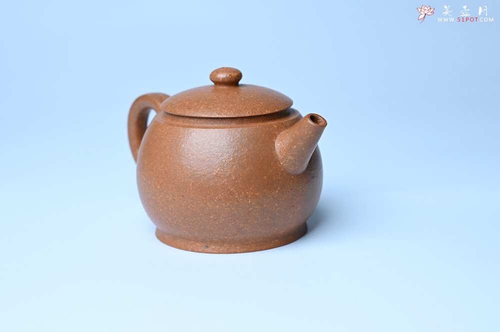 紫砂壶图片：美壶特惠 特好黄降坡泥巨轮珠紫砂壶 茶人醉爱 - 全手工紫砂壶网