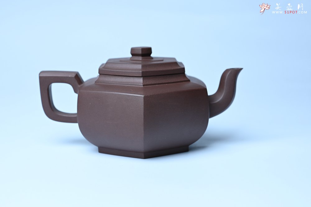 紫砂壶图片：美壶特惠 潜力股凌晨老师 精致紫泥全手工雪华壶 期待与您结缘 - 全手工紫砂壶网