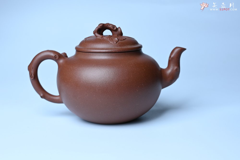 紫砂壶图片：美壶特惠 精品多子多福紫砂壶 帖叶生动细腻 送礼佳品 - 全手工紫砂壶网