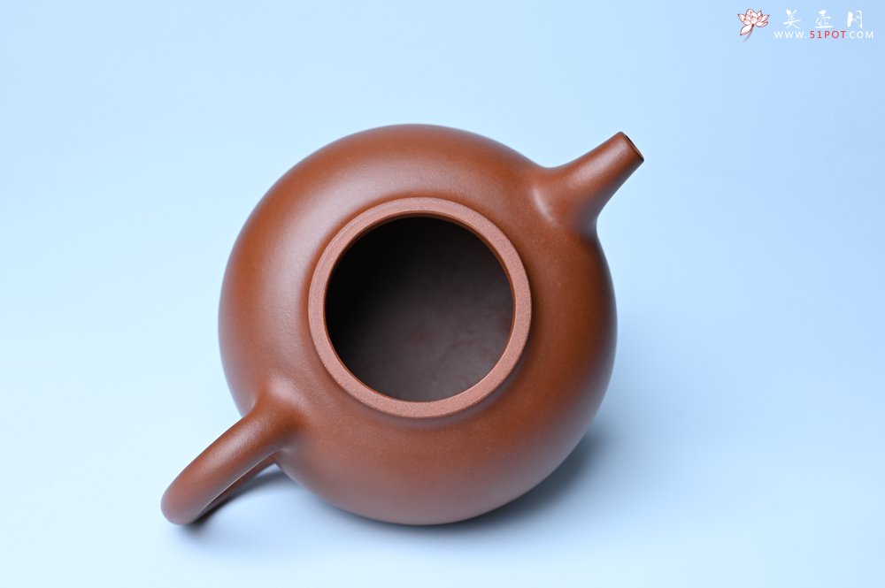 紫砂壶图片：潜力股周小培老师 老师家藏黄龙山一号井小红泥 全手工乳鼎壶 - 全手工紫砂壶网