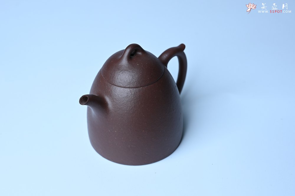 紫砂壶图片：美壶特惠 特好手磨料老紫泥秦权 茶人醉爱 - 全手工紫砂壶网