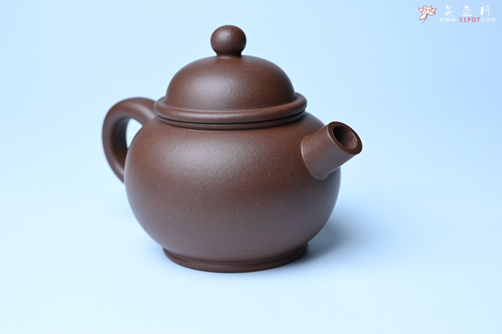 紫砂壶图片：美壶特惠 精致黑星红拼紫泥（家藏限量）大炮巨轮壶 球孔出水爽利 茶人醉爱 - 全手工紫砂壶网