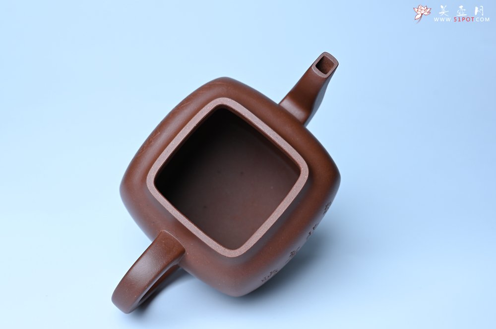 紫砂壶图片：实力派张海艳全手工油润底曹青重器鸣远四方 气势磅礴 用心之作 装饰人物特文气 - 全手工紫砂壶网