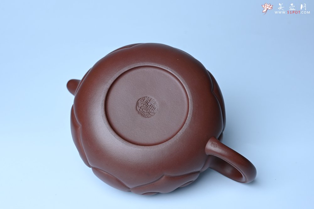 紫砂壶图片：美壶特惠 精致紫泥仿古如意壶 茶人醉爱 - 全手工紫砂壶网