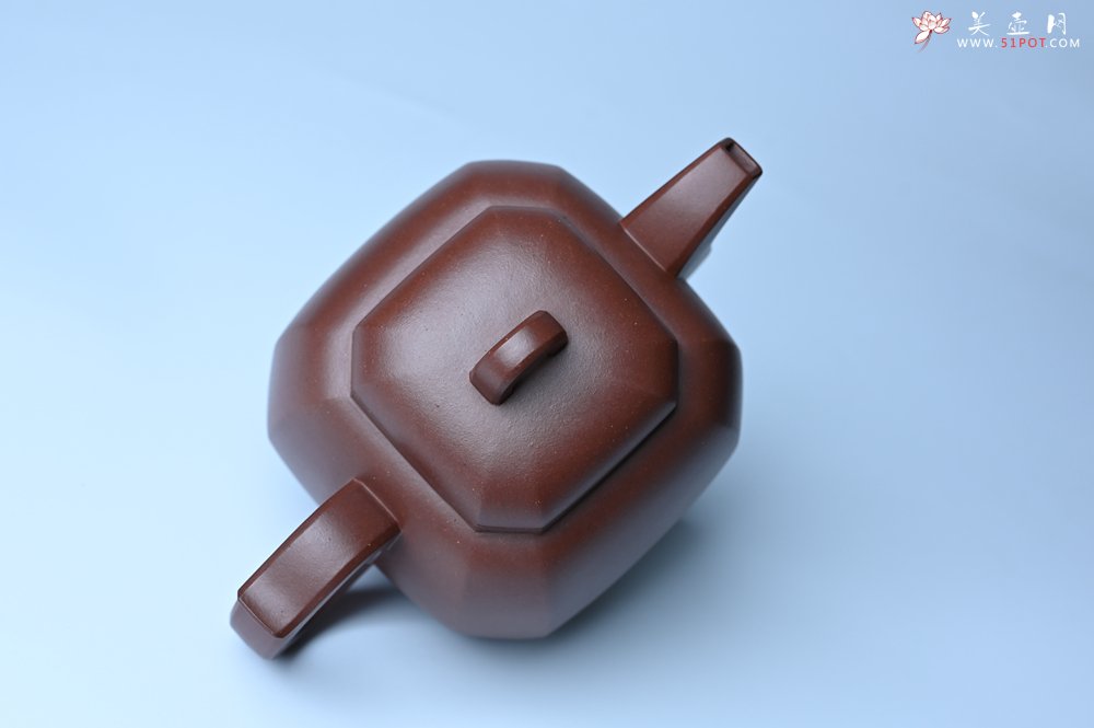 紫砂壶图片：实力派张海艳全手工家藏底槽清精工福临八方壶 气势磅礴 - 全手工紫砂壶网