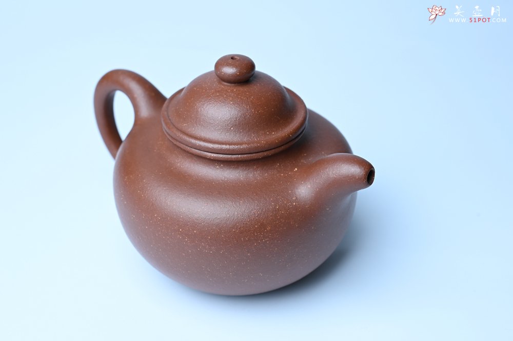 紫砂壶图片：美壶特惠 精致降坡泥大亨掇只壶 茶人醉爱 - 全手工紫砂壶网