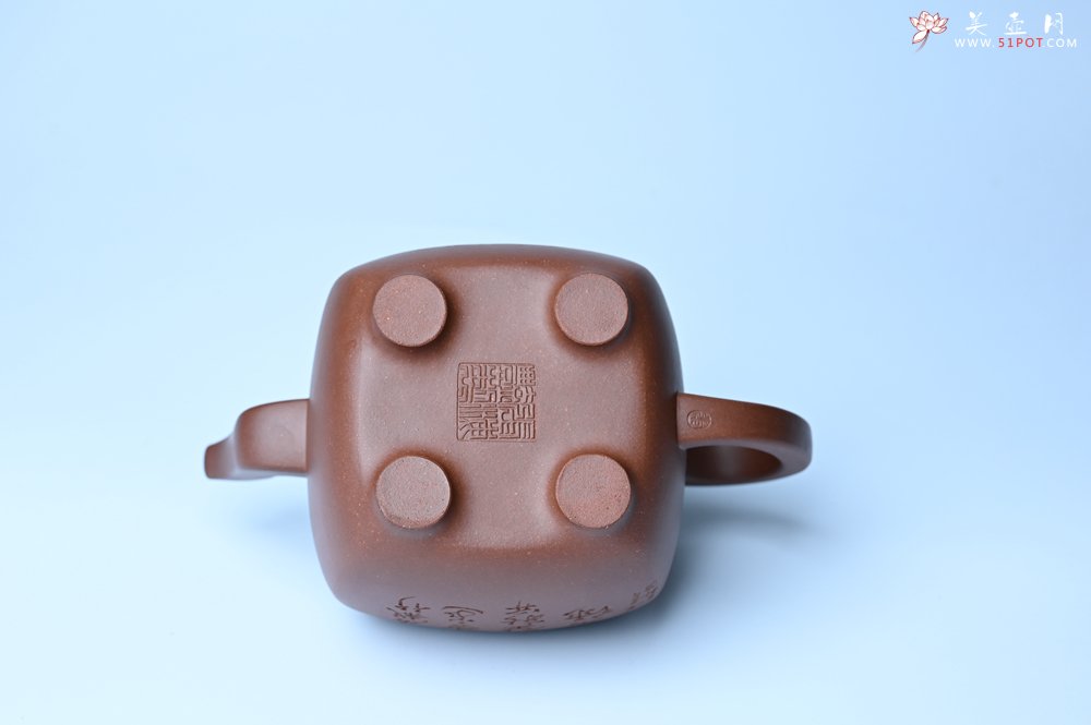 紫砂壶图片：实力派张海艳全手工油润底曹青重器鸣远四方 气势磅礴 用心之作 装饰人物特文气 - 全手工紫砂壶网