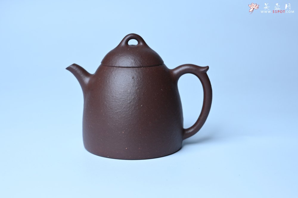 紫砂壶图片：美壶特惠 特好手磨料老紫泥秦权 茶人醉爱 - 全手工紫砂壶网