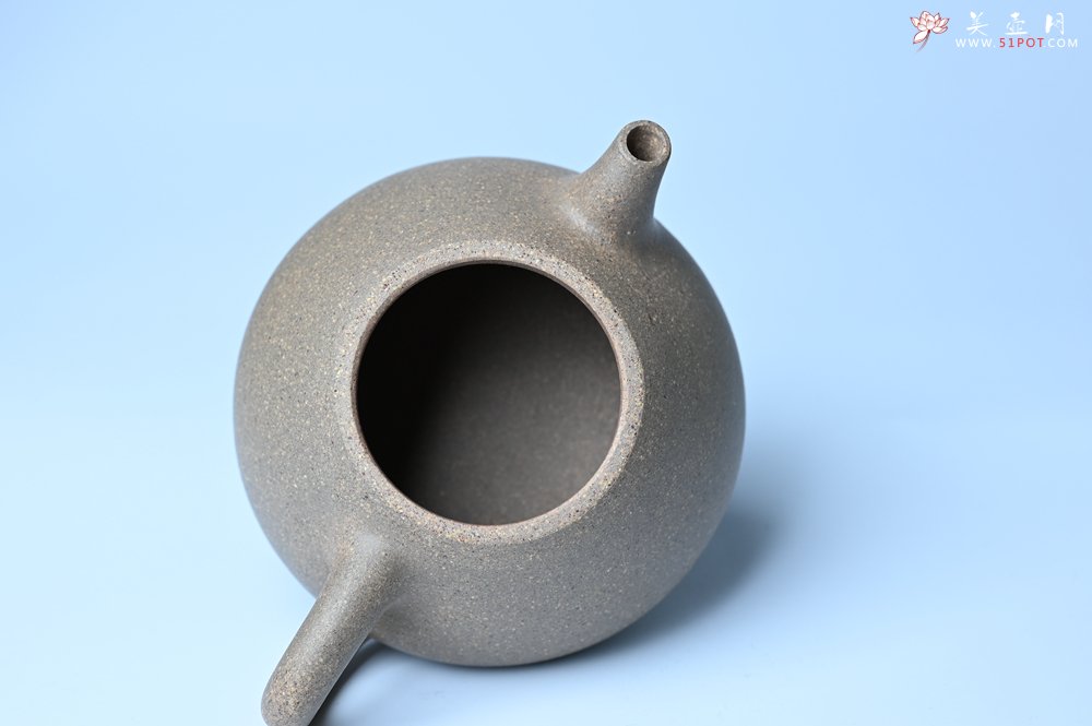 紫砂壶图片：美壶特惠 特好松花段泥精工乳瓢茶壶 茶人醉爱 - 全手工紫砂壶网