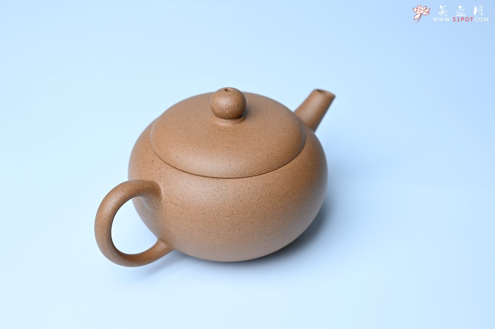 紫砂壶图片：美壶特惠 特好老段泥圆珠壶 - 全手工紫砂壶网