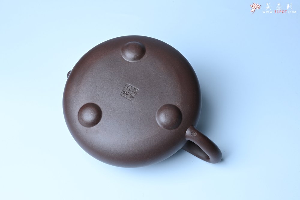 紫砂壶图片：美壶特惠 精致特好紫泥大满瓢 难度大 足足做了一个多星期 - 全手工紫砂壶网