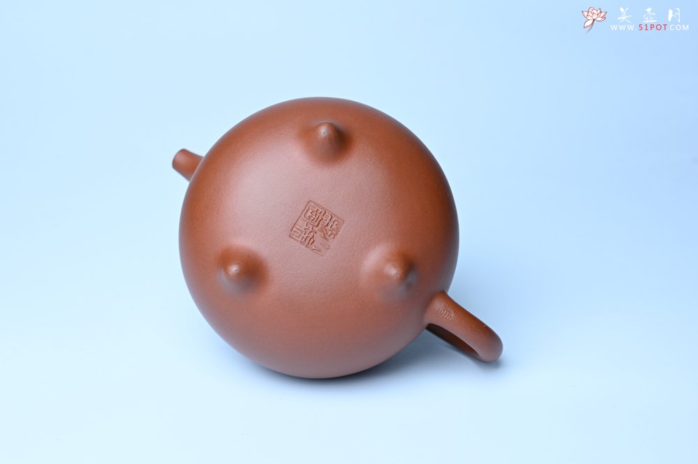 紫砂壶图片：潜力股周小培老师 老师家藏黄龙山一号井小红泥 全手工乳鼎壶 - 全手工紫砂壶网