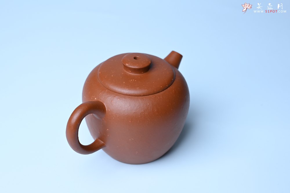 紫砂壶图片：美壶特惠 精品粗砂红泥巨轮壶 茶人醉爱 - 全手工紫砂壶网