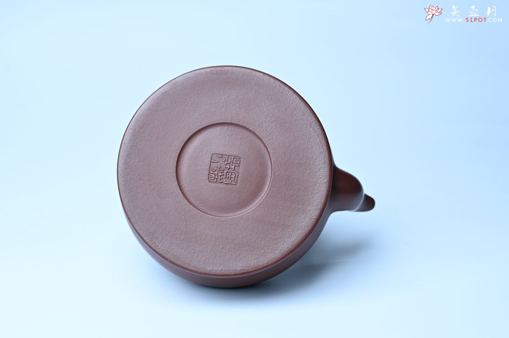 紫砂壶图片：潜力股周小培老师 4号井深井红皮龙 超精致全手工天星提梁壶 - 全手工紫砂壶网