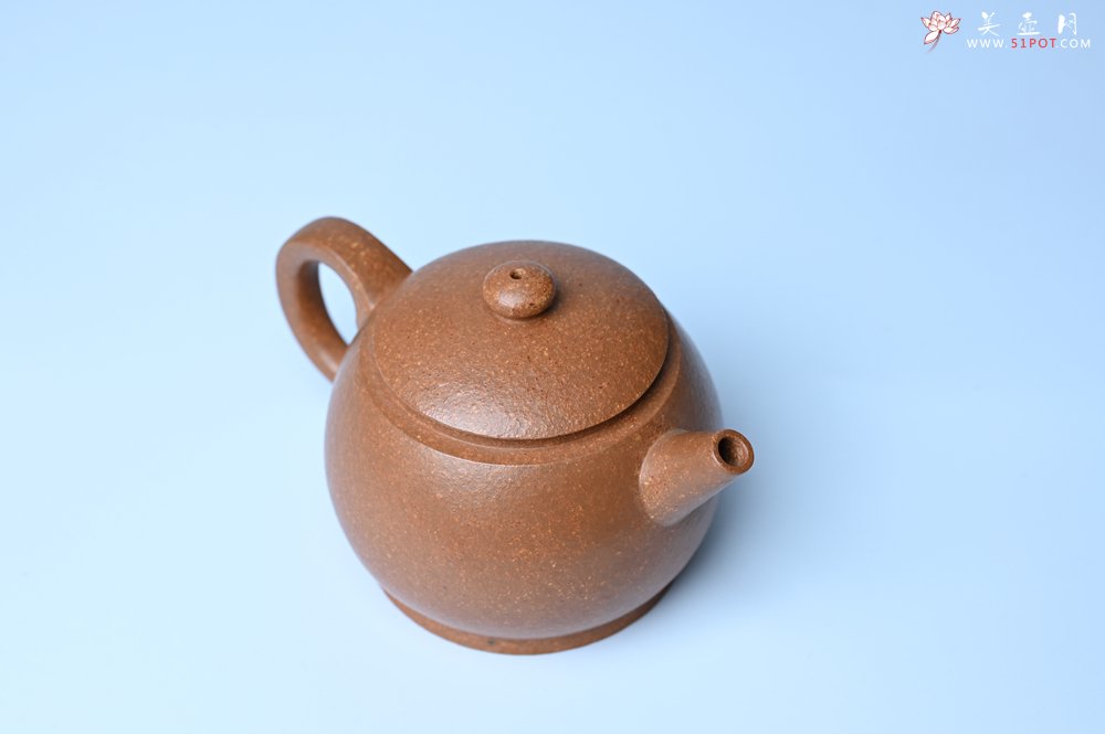 紫砂壶图片：美壶特惠 特好黄降坡泥巨轮珠紫砂壶 茶人醉爱 - 全手工紫砂壶网