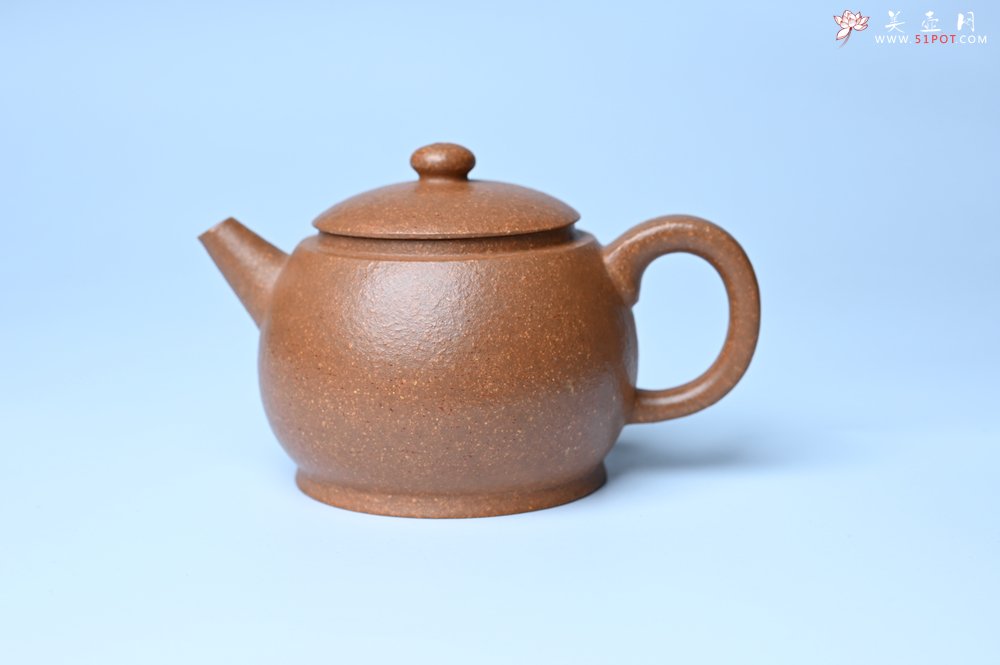紫砂壶图片：美壶特惠 特好黄降坡泥巨轮珠紫砂壶 茶人醉爱 - 全手工紫砂壶网