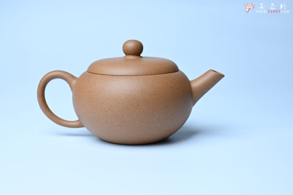 紫砂壶图片：美壶特惠 特好老段泥圆珠壶 - 全手工紫砂壶网