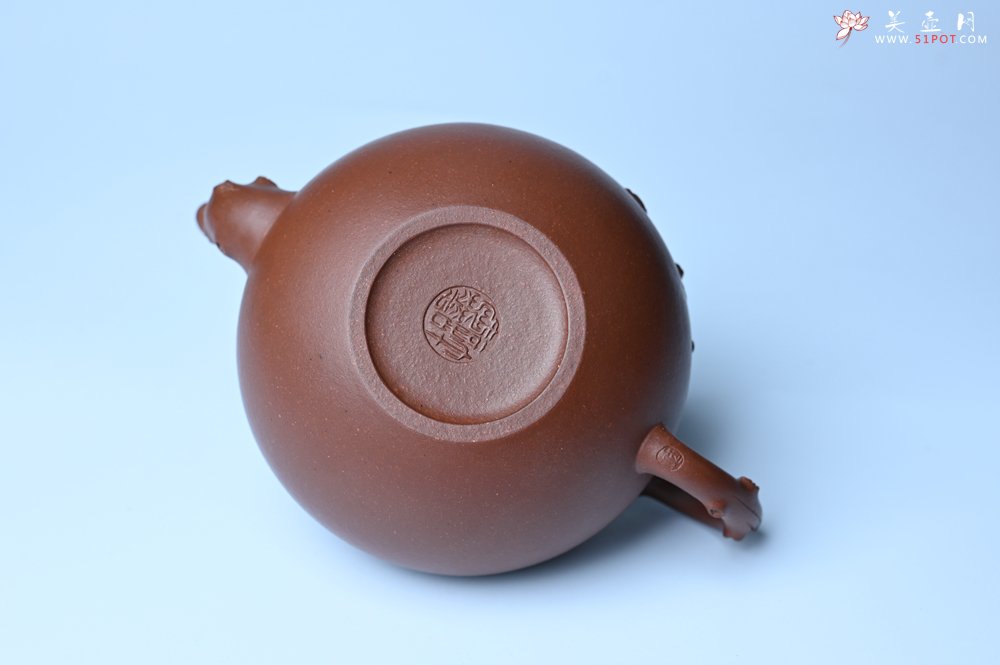 紫砂壶图片：美壶特惠 精品多子多福紫砂壶 帖叶生动细腻 送礼佳品 - 全手工紫砂壶网