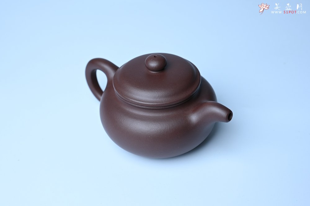 紫砂壶图片：潜力股周小培 特好老底槽青全手工仿古壶 茶人醉爱 - 全手工紫砂壶网