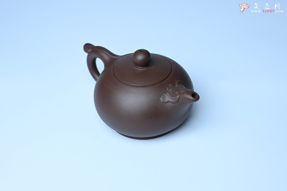 紫砂壶图片：美壶特惠 优质老紫泥福在眼前壶 茶人醉爱 - 全手工紫砂壶网