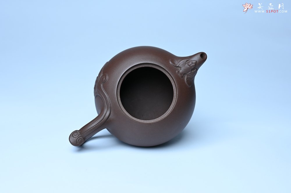 紫砂壶图片：美壶特惠 优质老紫泥福在眼前壶 茶人醉爱 - 全手工紫砂壶网